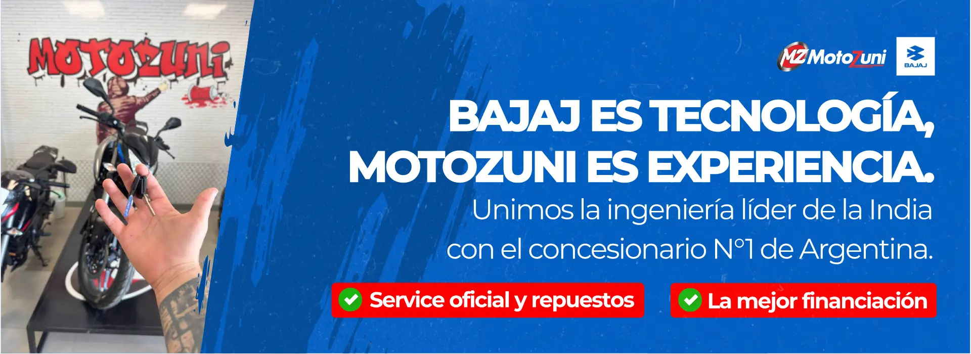 Bajaj - Motos y Financiación con DNI (slide 2)